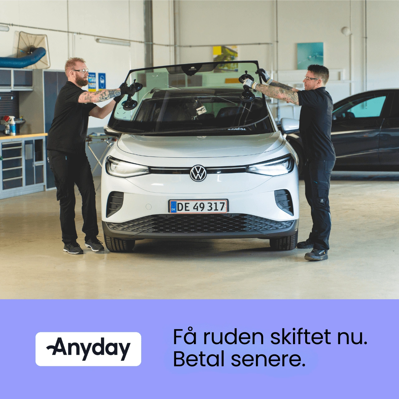 Del betaling af din ny rude op med Anyday