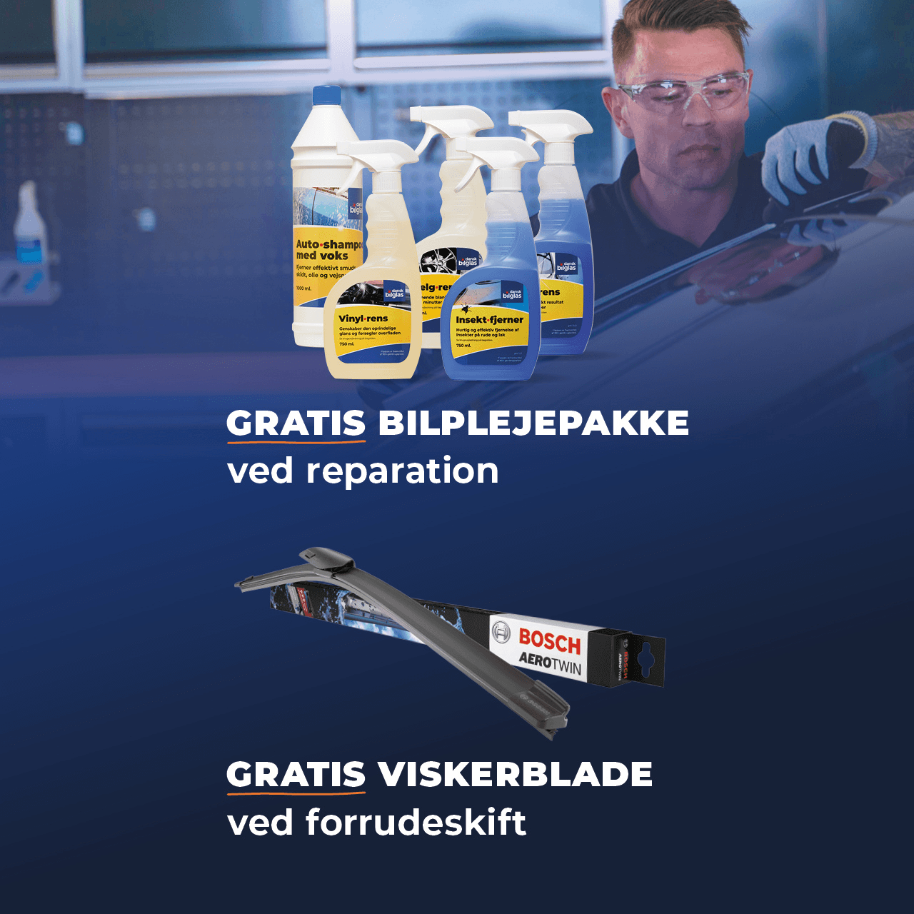 Lokal Forsikring anbefaler Dansk Bilglas ved glasskade