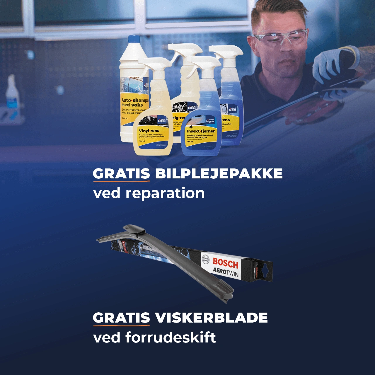 Lokal Forsikring anbefaler Dansk Bilglas ved glasskade