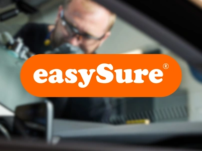 EasySure anbefaler Dansk Bilglas ved glasskade på bil